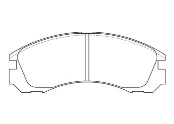 FTO DE3A ブレーキパッド フロント左右セット エンドレス NEW タイプR EP242 ENDLESS TYPE R フロントのみ ブレーキパット_画像2