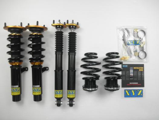 3 series E46 shock absorber XYZ SS type SS-BM27 installation set alignment included SS-DAMPER 3 Series height adjustment kit lowdown 