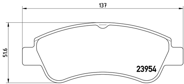 1007 A8KFV A08KFV ブレーキパッド フロント左右セット ブレンボ エクストラパッド P61 066X brembo XTRA PAD フロントのみ ブレーキパット_画像3