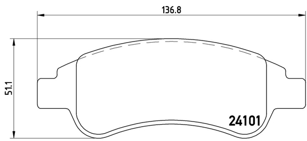 1007 A8KFV A08KFV ブレーキパッド フロント左右セット ブレンボ ブラックパッド P61 082 brembo BLACK PAD フロントのみ ブレーキパット_画像4