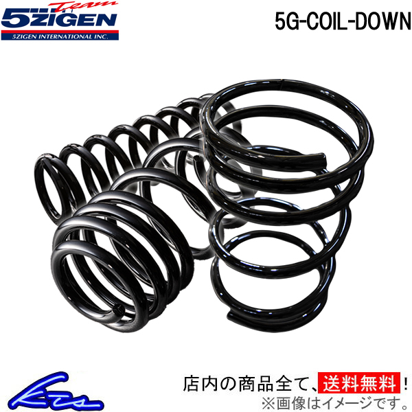 エルグランド ALWE50 ダウンサス 1台分 5次元 5G-COIL-DOWN 5GND012 5ZIGEN 五次元 ゴジゲン 5Gコイルダウン 一台分 ELGRAND ローダウン_画像1