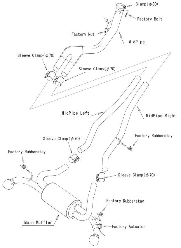 GRスープラ DB02 マフラー HKS スーパーターボマフラー 31029-AT007 SUPRA スポーツマフラー_画像4