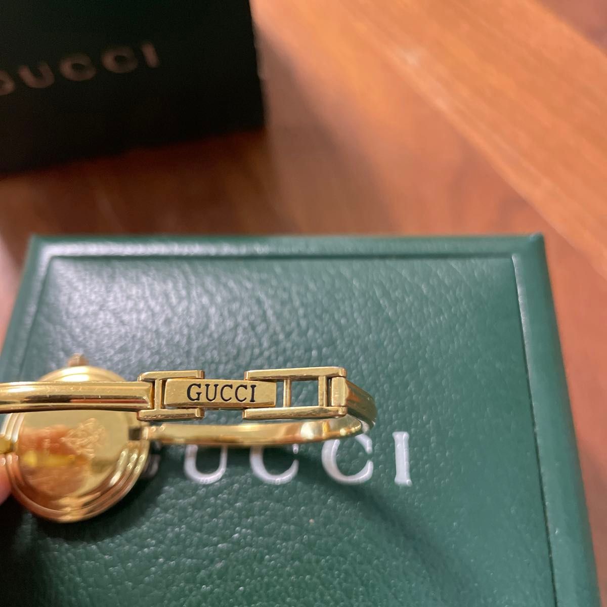 GUCCI チェンジベゼル 腕時計 箱付 グッチ ゴールド