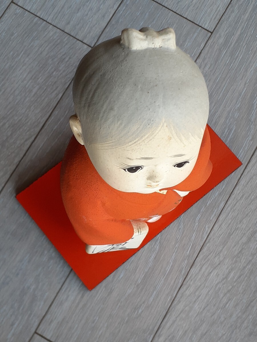 博多人形 土人形 陶器 置物 レトロ 日本人形 玩具 和雑貨 _画像6