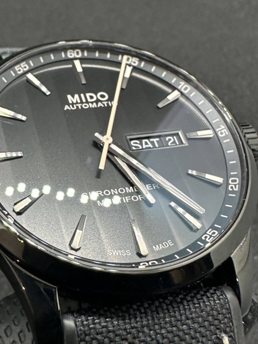 ミドー MIDO マルチフォート 機械式 自動巻き 腕時計 の画像4