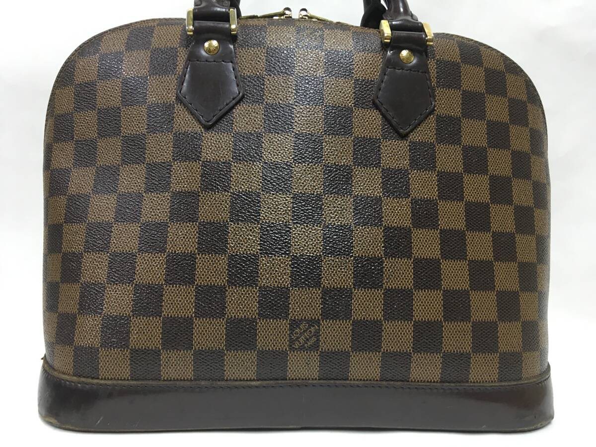 1円 LOUIS VUITTON ルイヴィトン ハンドバッグ ダミエ アルマ 中古品_画像2