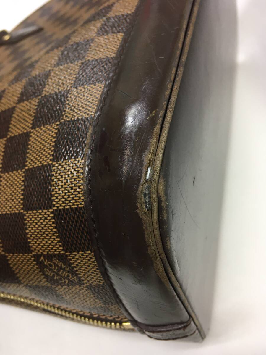 1円 LOUIS VUITTON ルイヴィトン ハンドバッグ ダミエ アルマ 中古品_画像4