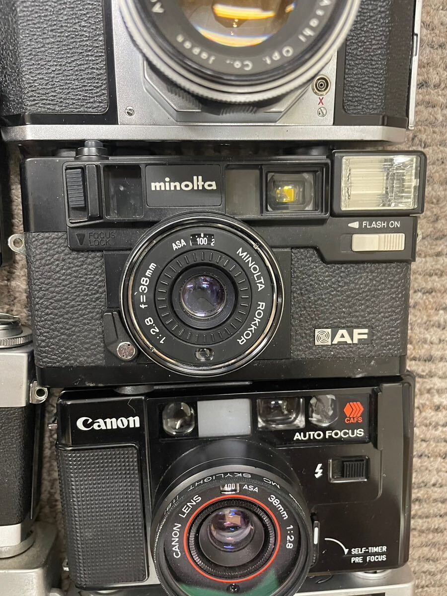 1円～ジャンク カメラ フィルムカメラ まとめ オリンパス35 PEN ミノルタ FUJICA SRT101 キャノン KONICA ASAHI PENTAX レトロ の画像10