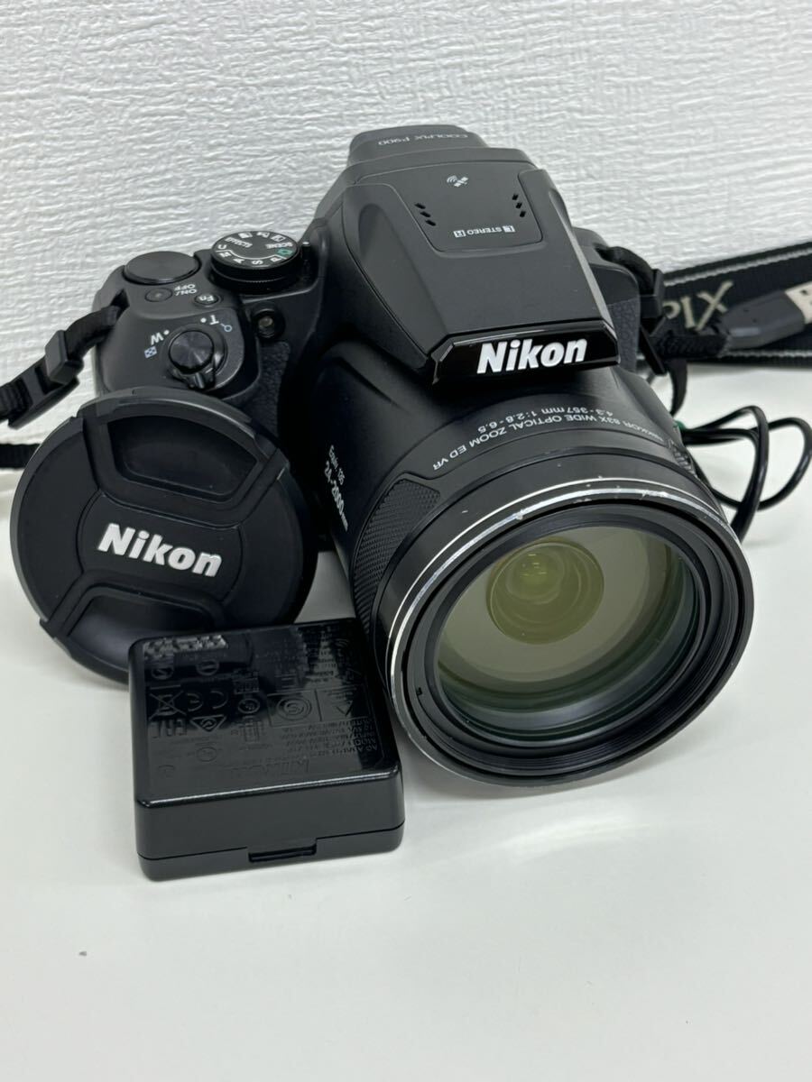 1円～Nikon ニコン COOLPIX P900 クールピクス デジタル一眼 レンズ NIKKOR 83X WIDE OPTICAL ZOOM ED VR 通電確認済の画像1