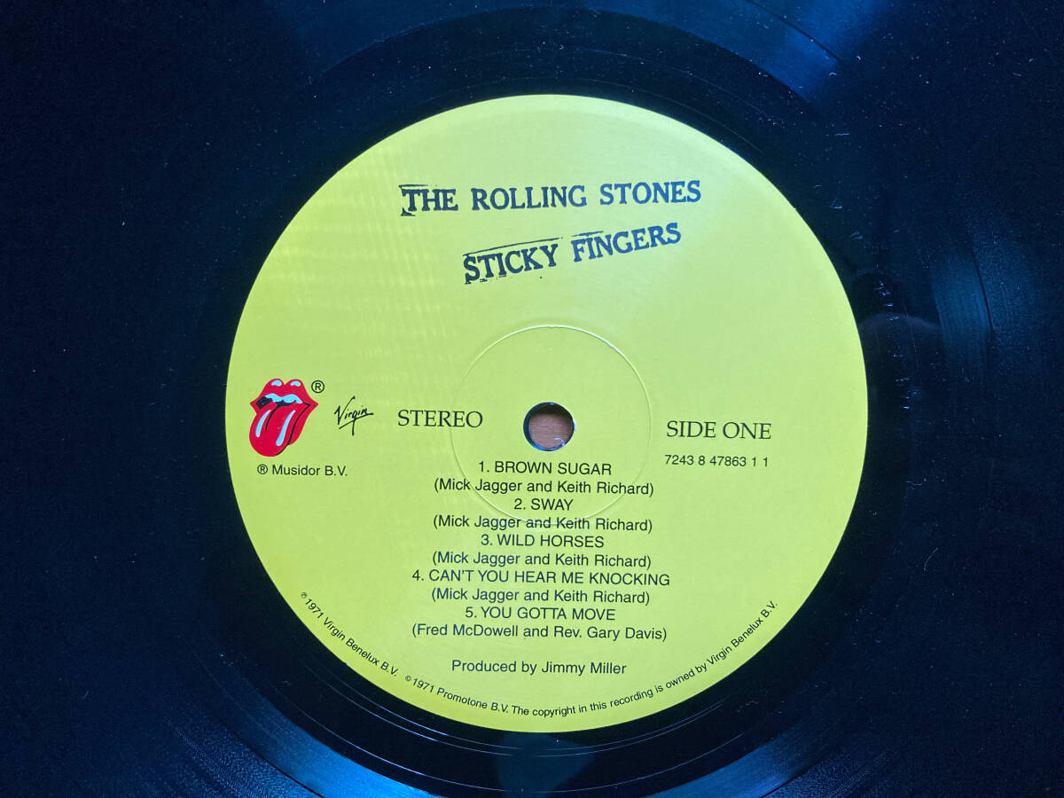 US盤　The Rolling Stones / Sticky Fingers 1994年 Bob Rudwigリマスター盤　180g　ジッパー・ジャケ_画像4