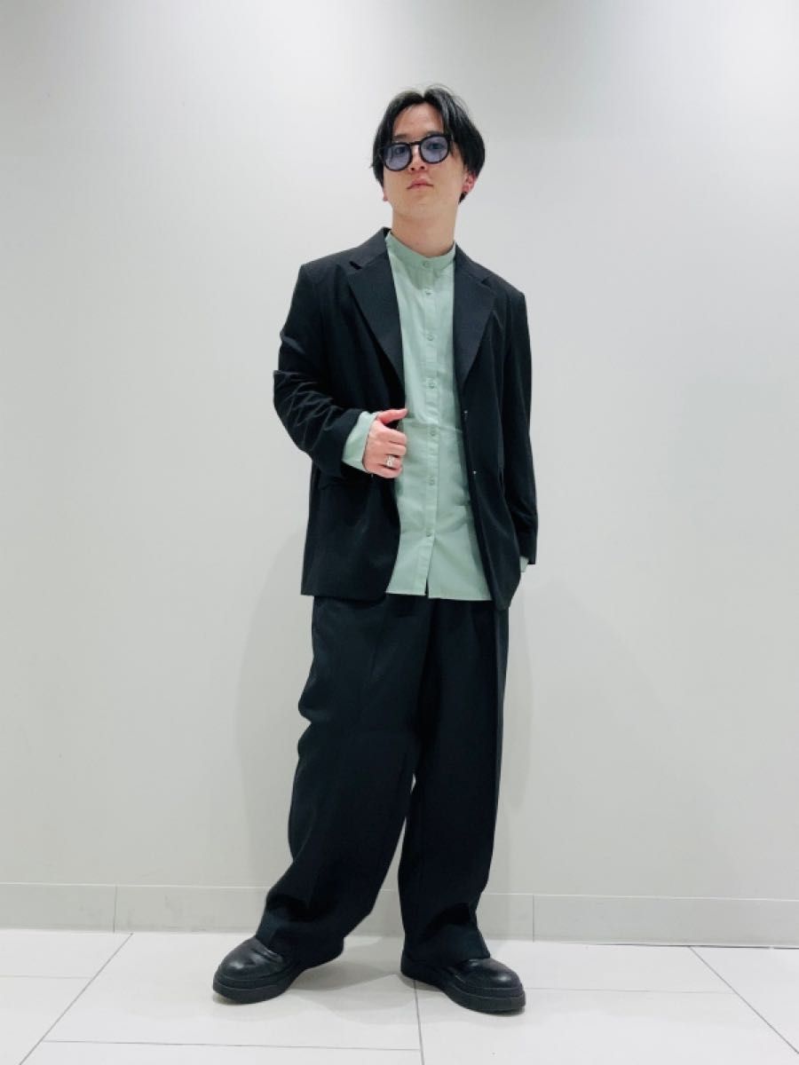 GU ジーユー オーバーサイズテーラードジャケット ブラック 黒 M GU ジーユー オーバーサイズテーラードジャケット ブラック 黒 M