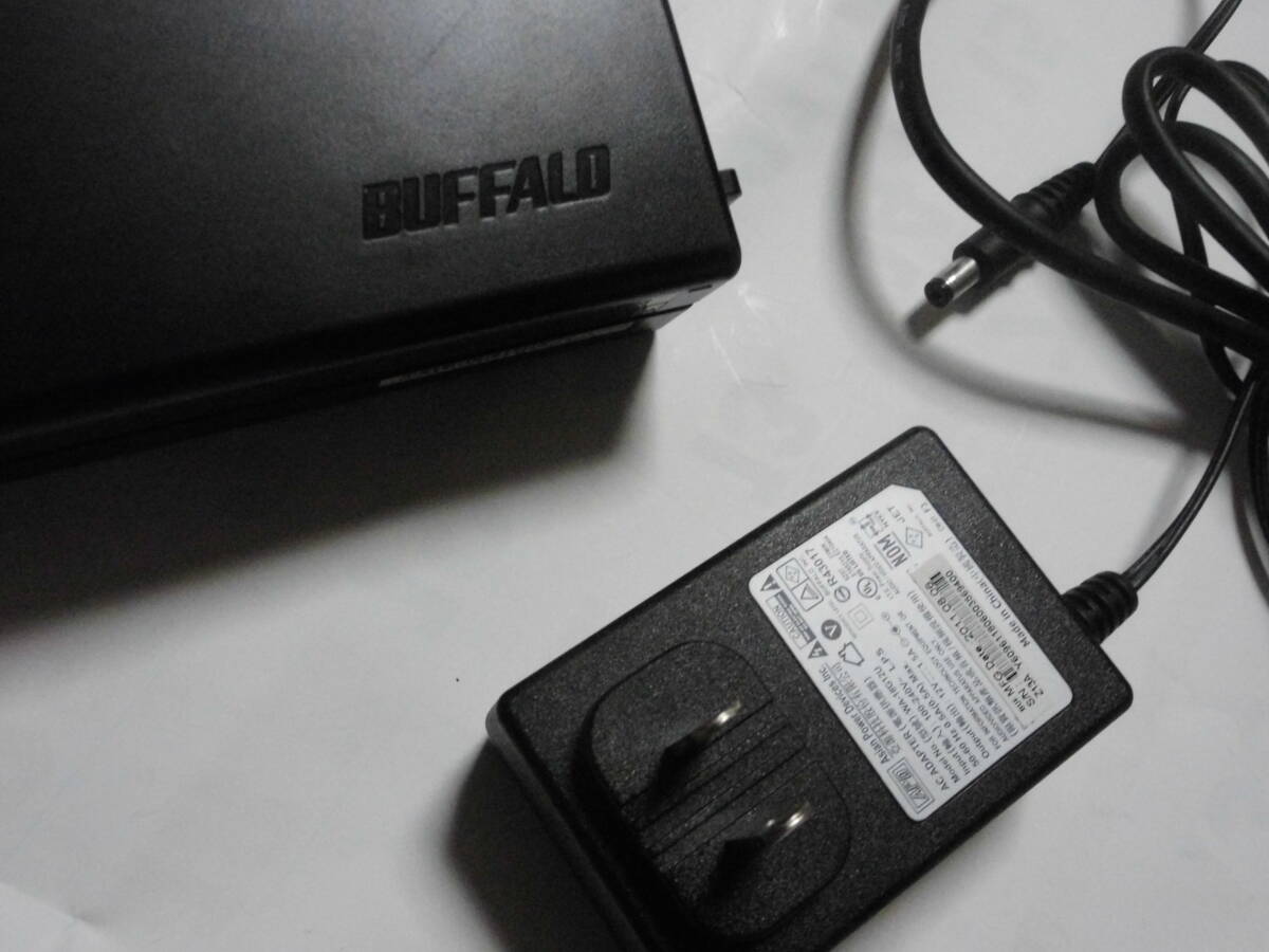 BUFFALO バッファロー HD-LB2.0TU3/N 　2TB 外付けHDD 　ACアダプター、USBケーブル付き