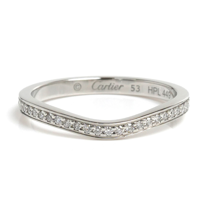 値引 27500円 CARTIER カーブ バレリーナ Pt950プラチナ カルティエ プラチナ