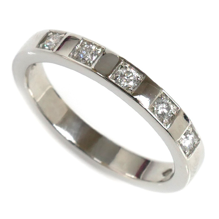 【あす楽対応】 14号 ダイヤモンド 336853 リング・指輪 5PD マリーミー Pt950プラチナ ブルガリ BVLGARI 6.2g 美品 中古 レディース プラチナ
