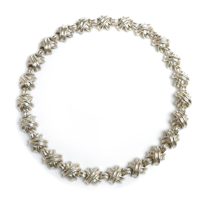 【値下げ】 TIFFANY&Co. 中古 レディース 41cm 90.8g ネックレス シグネチャー シルバー925 ティファニー その他