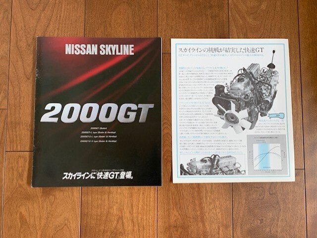 NISSAN SKYLINE 2000GT 日産 スカイライン 2000GT 旧車 カタログ 1980年 成江淳 vs 桜井真一郎 昭和レトロ ★10円スタート★の画像1