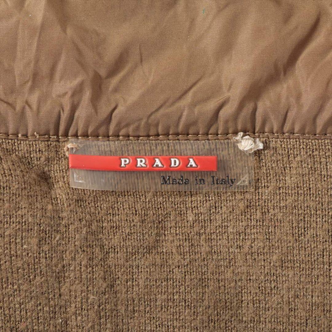 PRADA プラダ ニットジャケット ジップアップ Mサイズ(46)_画像4