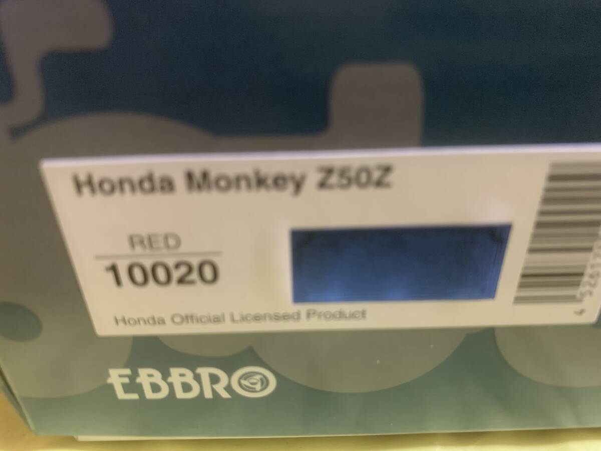 HONDA MONKEY Z50Z EBBRO ミニカーの画像4
