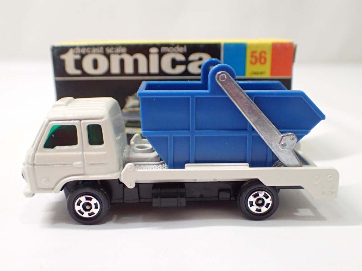 m2276/未使用 保管品 トミカ 日本製 No.56 UD コンドル リフトアームトラック 黒箱 トミー TOMICA UD Condor LIFT-ARM TRUCK 当時物 現状品の画像2