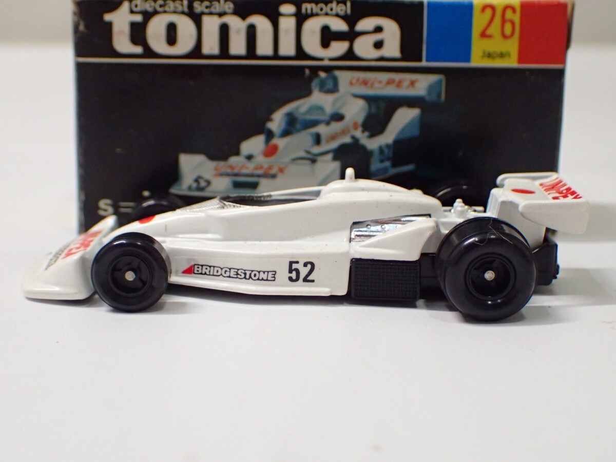 m2313 / 未使用 保管品 トミカ 日本製 No.26 小島 009 フォード 黒箱 トミー TOMY TOMICA KOJIMA FORD 当時物 現状品の画像2