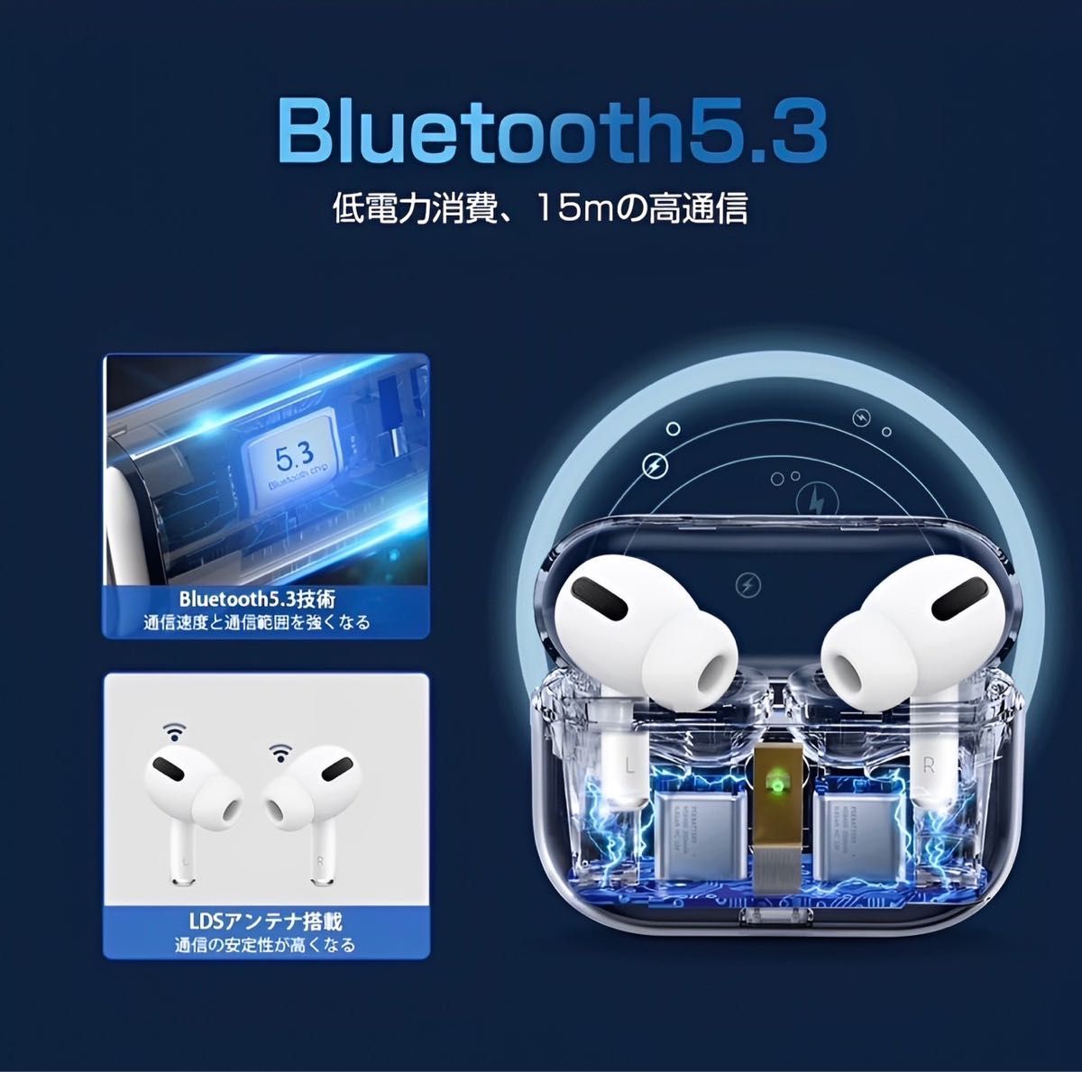 AirPods Airpodspro pro 互換品 ワイヤレスイヤホンBluetooth イヤホン 防水 最新 高音質