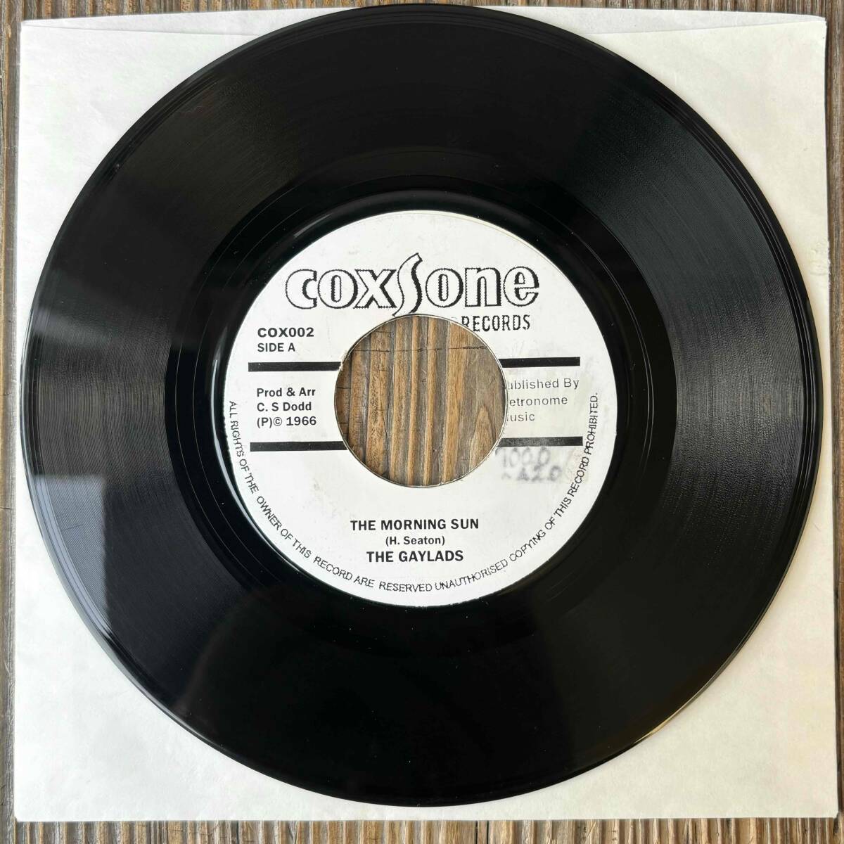 ★美盤！再発でも激レア！Killer【The Gaylads - The Morning Sun / Winston & Bibby - Talk To Much】7inch Studio One / Coxsone Reissueの画像3