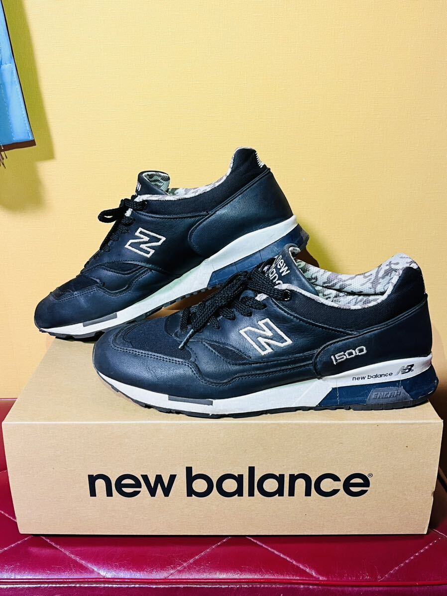 new balance ニューバランス M1500UK MADE IN ENGLAND イングランド製 ブラック／ホワイト 28cm_画像4