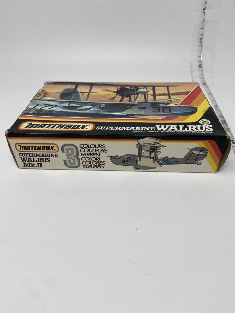  used 1/72 Matchbox PK-105 Supermarine Walrus Matchbox super marine War las not yet constructed present condition goods 