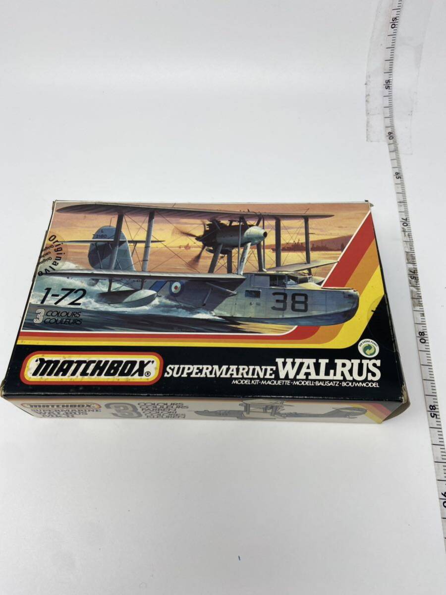  used 1/72 Matchbox PK-105 Supermarine Walrus Matchbox super marine War las not yet constructed present condition goods 