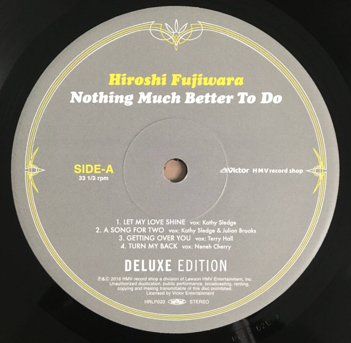 【高音質 リマスター盤 3LP 美品】 藤原ヒロシ / Nothing Much Better To Do : Deluxe Edition (HRLP020-22) 検 Hiroshi Fujiwara レコードの画像5
