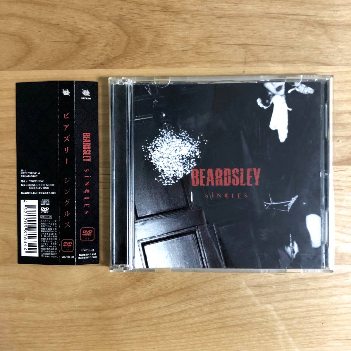 【廃盤 CD+DVD 特典CD-R (非売品)付】 BEARDSLEY ビアズリー / SINGLES シングルス (YOUTH-140) 検 ガールズパンク JAPANESE PUNK HARDCOREの画像2