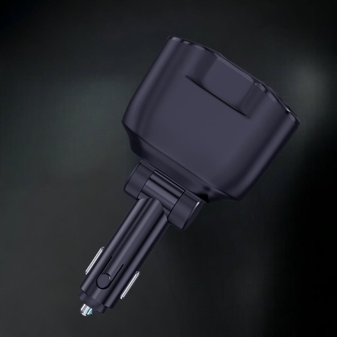 シガーソケット カーチャージャー 車載 ２連 充電器 USBポート 高速 増設の画像6