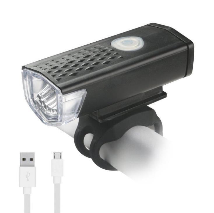 自転車 フロントライト LED USB 充電式 明るい 長持ち 防水 後付け 黒_画像3
