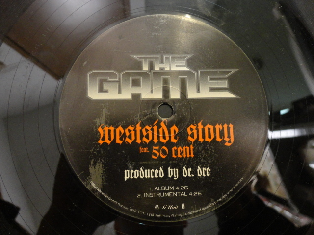 The Game - Westside Story オリジナル原盤 12 Dr. Dre プロデュース 激ドープ GANGSTA HIPHOP 50 Cent 視聴_画像3