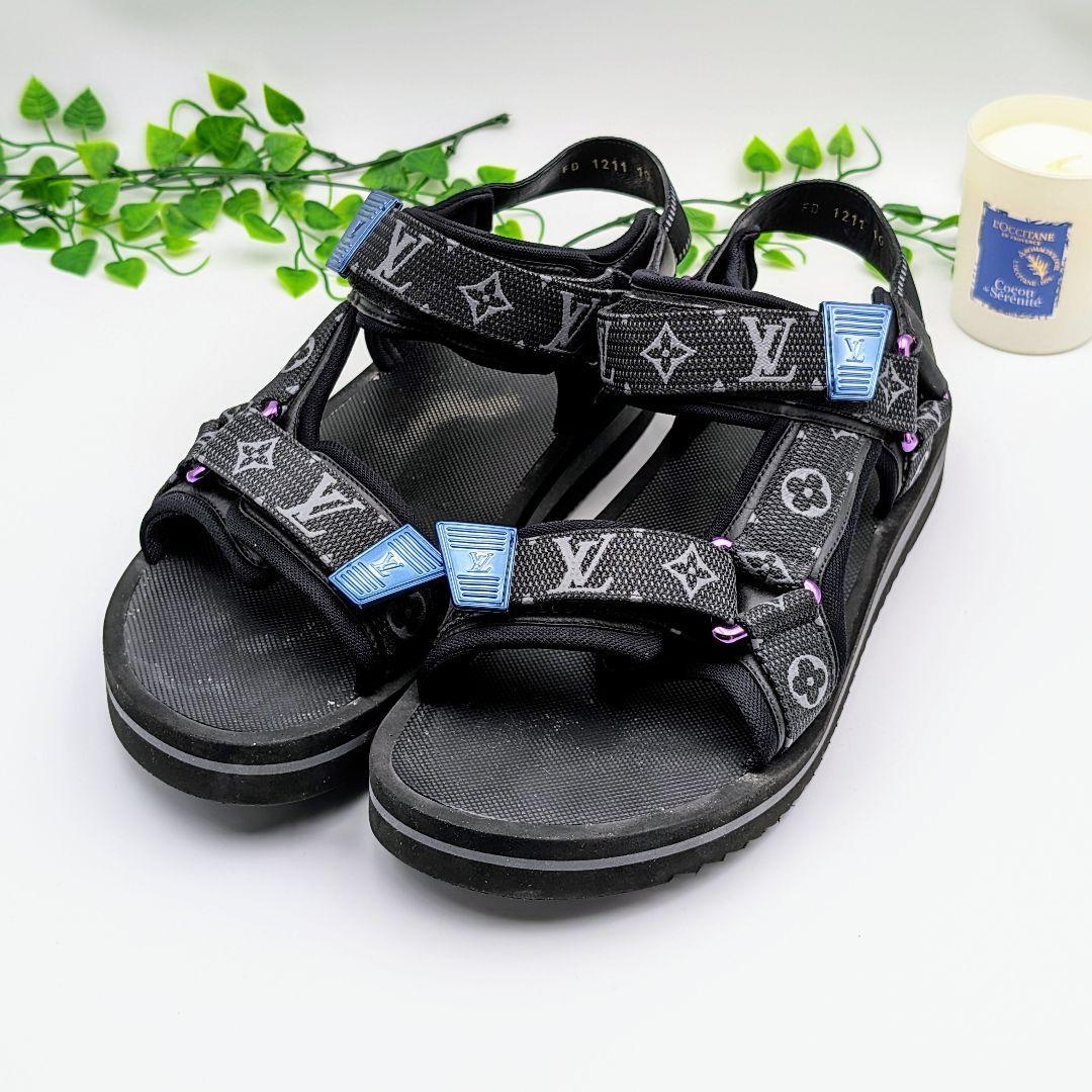 Yahoo!オークション - ルイヴィトン 22SS パナマライン サンダル Yahoo!オークション - ルイヴィトン 22SS パナマライン サンダル
