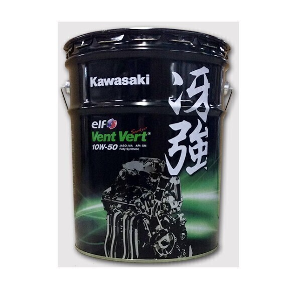 【カワサキ】【Kawasaki】Vent Vert（ヴァン・ヴェール） 10W-50　冴強 20Lペール缶　20240427_画像1