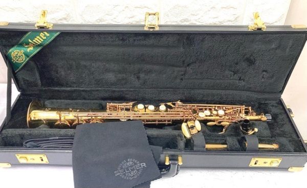 Selmer セルマー ソプラノサックス SERIE Ⅲ シリーズ3 ゴールドラッカー 彫刻入り fah 4A914_画像1