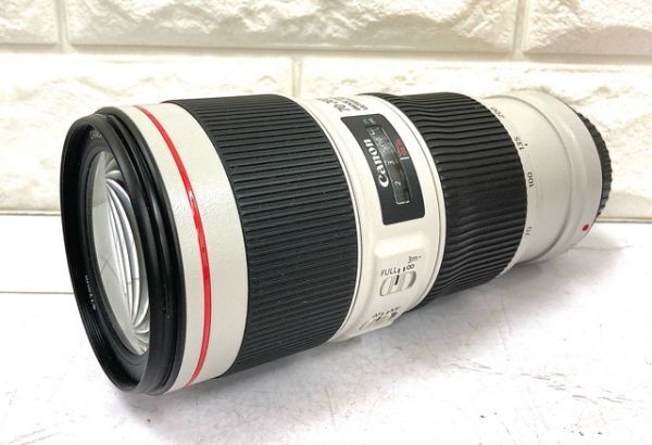 CANON キヤノン EF 70-200mm 1:4L IS II USM 中望遠ズームレンズ レンズフード 箱付 動作未確認 fah 5A016_画像2