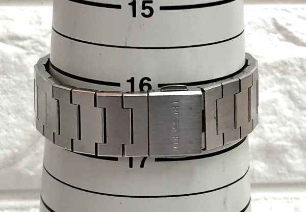 TRUSSARDI トラサルディ TR-7073 クオーツ シルバー ブラック文字盤 レディース 腕時計 電池交換済 説明書、元箱付 fah 3S150の画像9