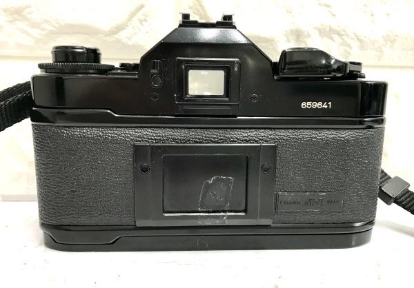 Canon キヤノン A-1 一眼レフ フイルムカメラ CANON LENS FD 50mm 1:1.4 レンズ 動作未確認 fah 5S013_画像3