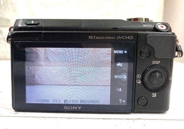 SONY NEX-3N α アルファ デジタルカメラ+レンズE3.5-5.6/PZ16-50 OSS 0.25m/0.82ft-0.30m/0.98ft 他1本 撮影 消去のみ確認 fah 4A946の画像8