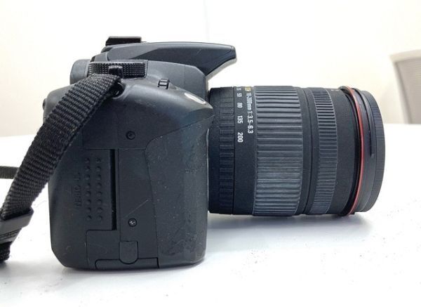 Canon キヤノン デジタル一眼レフ EOS Kiss Digital N SIGMA ZOOM 18-200mm 1:3.5-6.3 DC 62 fah 3H301A_画像3