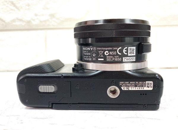 SONY NEX-3N α アルファ デジタルカメラ+レンズE3.5-5.6/PZ16-50 OSS 0.25m/0.82ft-0.30m/0.98ft 他1本 撮影 消去のみ確認 fah 4A946の画像6