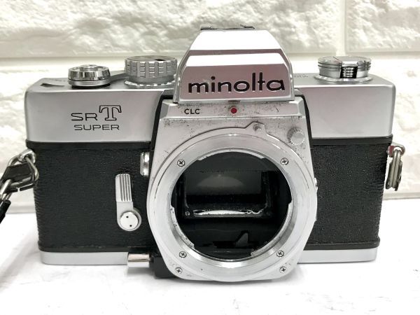 minolta ミノルタ SRT SUPER 一眼レフ フイルムカメラ MINOLTA MC ROKKOR-PF 1:1.7 f=50mm レンズ シャッターOK fah 4S080の画像2