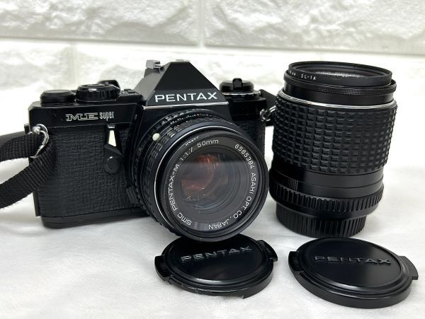 PENTAX ペンタックス ME Super SMC PENTAX 1:1.7 50ｍｍ / 1：3.5 135ｍｍ 動作未確認 カメラ レンズ 中古 fah 5K368の画像1