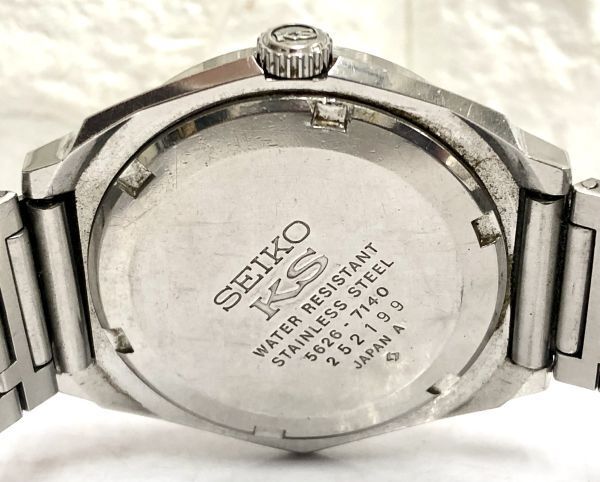 SEIKO セイコー VANAC バナック メンズ腕時計 自動巻 デイデイト 5626-7140 ブラウン文字盤 ジャンク品 fah 4A866S_画像7