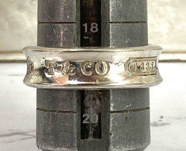 TIFFANY&Co. ティファニー リング 指輪 1837 シルバー925 アクセサリー 19号 fah 4A932の画像10