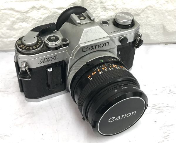 CANON キヤノン AE-1 一眼レフフイルムカメラ FD 35mm 1:3.5 S.C. レンズ 動作未確認 中古 fah 4S183_画像1