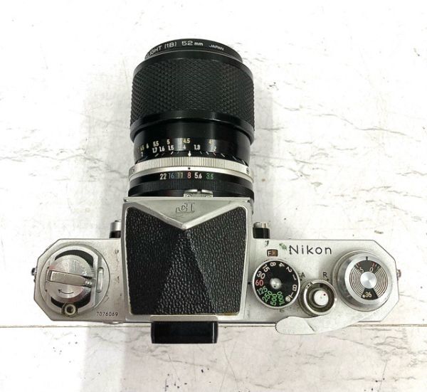 Nikon F ニコン フォトミック アイレベル 一眼レフ フィルムカメラ+Zoom-NIKKOR・C Auto 1:3.5 f=43-86mmレンズ シャッターOK fah 4A945の画像7