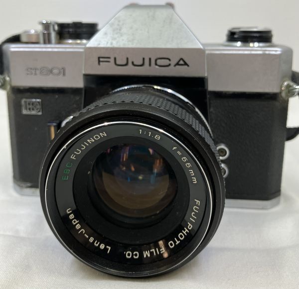 FUJICA フジカ ST801 一眼レフ フィルムカメラ EBC FUJINON 1:1.8 f=55mm TAMRON 1:3.5 70-150mm レンズ 2本 シャッターOK fah 2B006の画像1